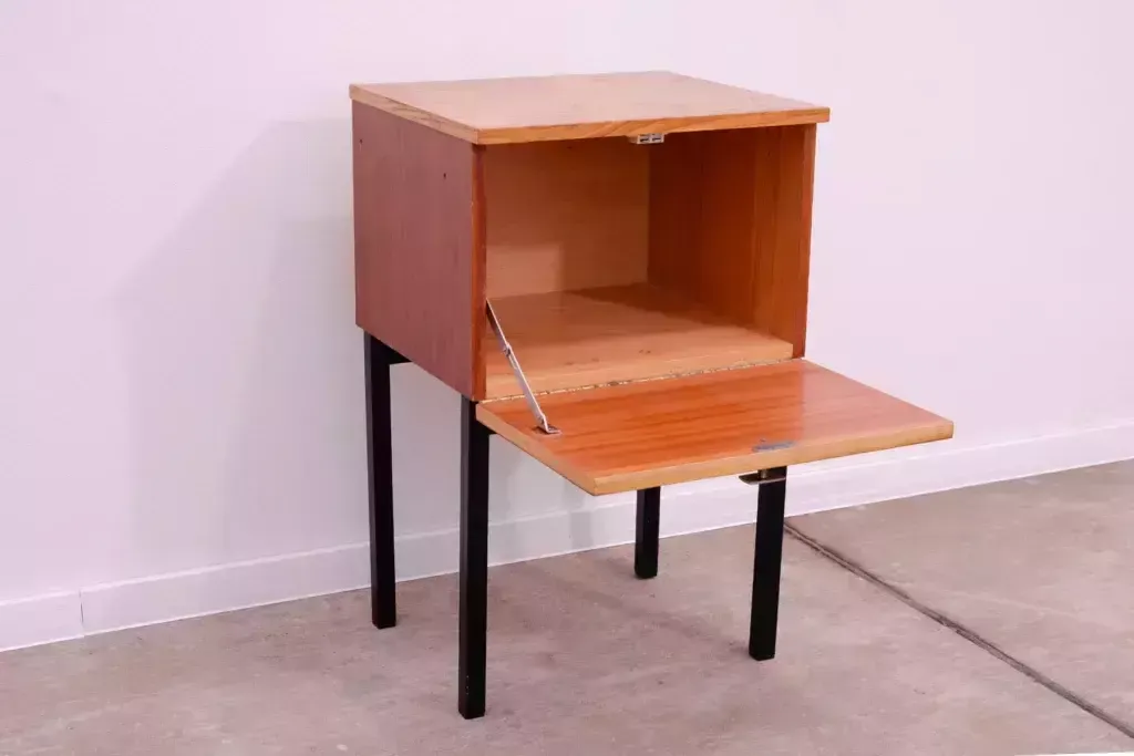 photo furniture Mid Century Bedside Table, 1960’s, Up Závody, Czechoslovakia