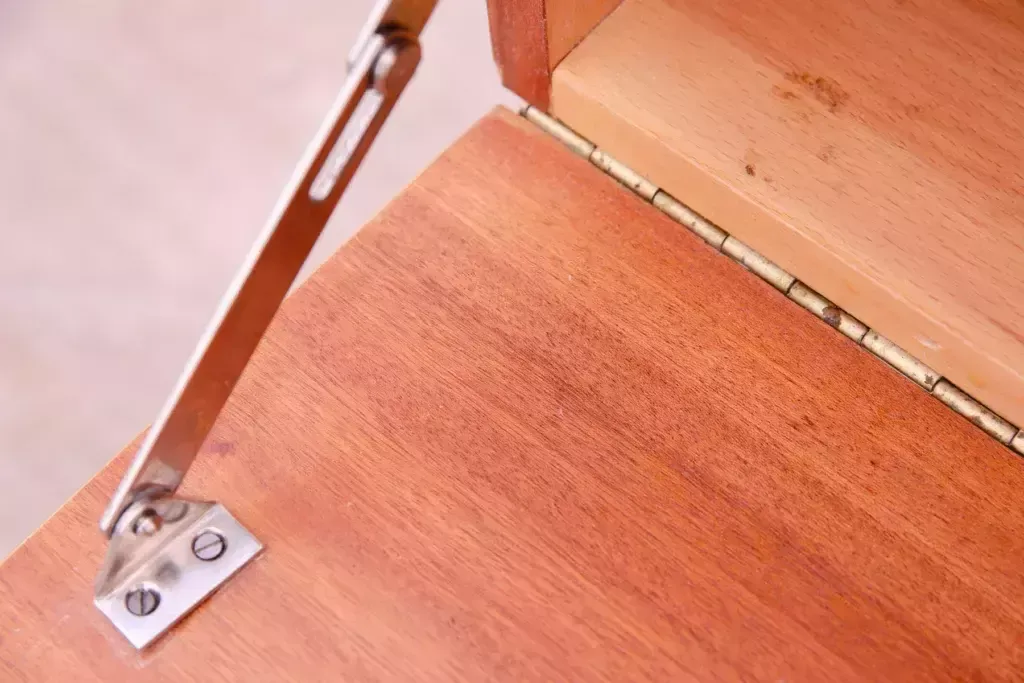 Furniture Mid Century Bedside Table, 1960’s, Up Závody, Czechoslovakia photo
