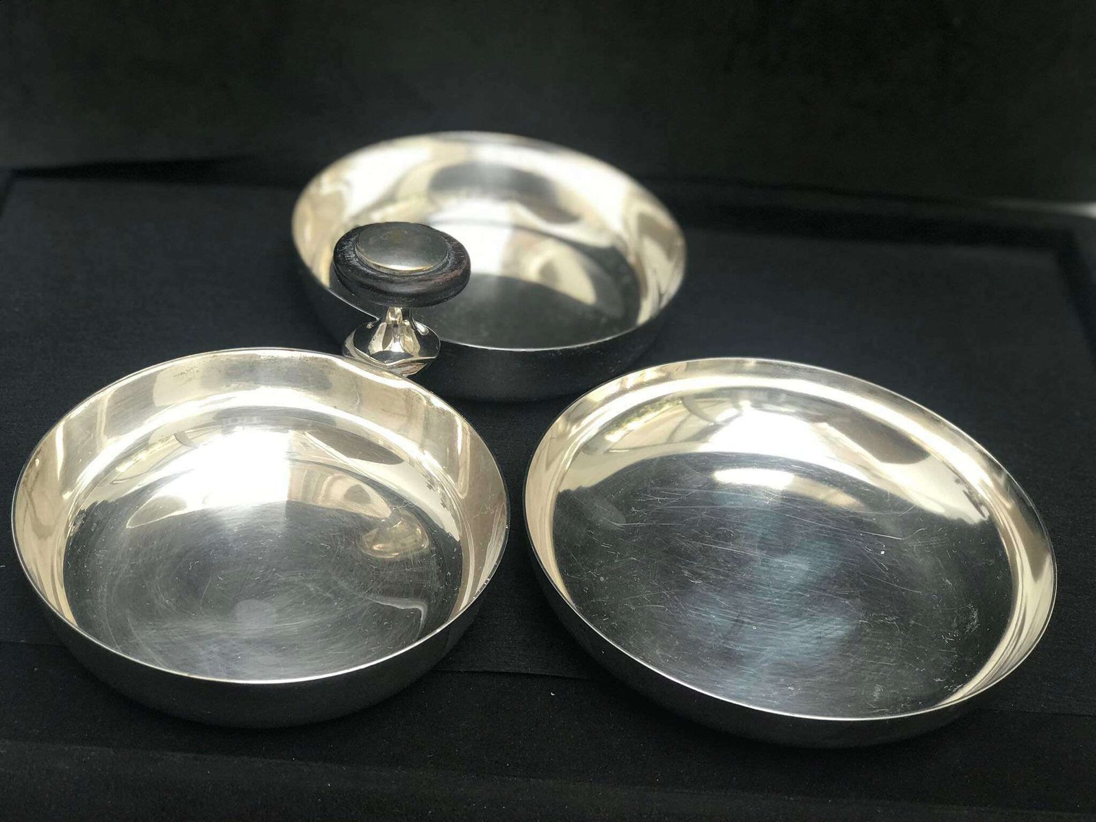 Appetizer Bowls Nut Dish Silver Plated Bowl Dressing Table Decor Dishes Coins Dish, Jewelry Dish Gift For Her Mum Gift Wedding Gift Vanity photo for sale