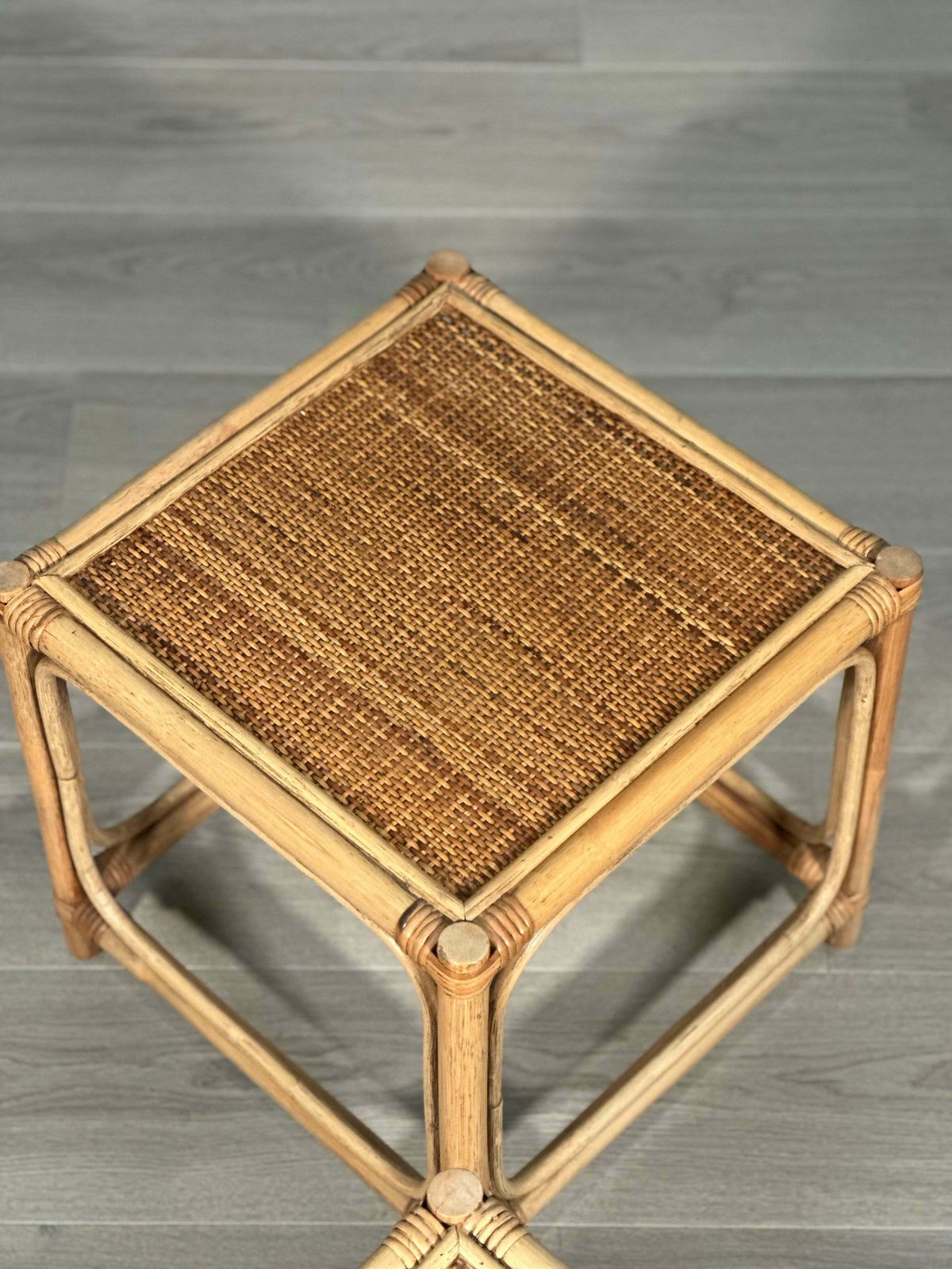 Mid 20th Century Bamboo Nest Of Tables photo 165.0