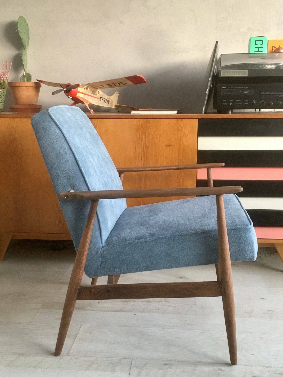 Original Vintage Polish 300 190 Chair From 1960s Designed By H. Lis. Personalization! photo Furniture