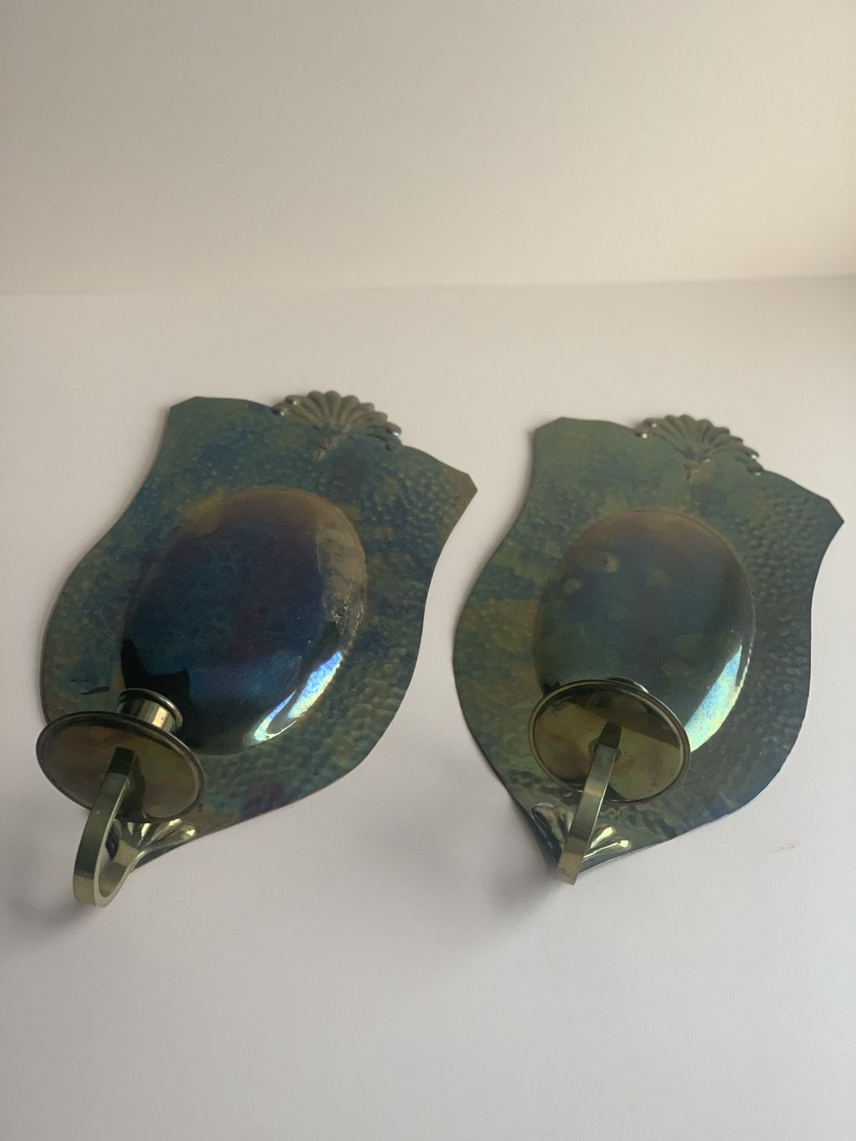 Brass Wall Candle Sconces Made In Sweden, Mid 20th Century photo Home Decor