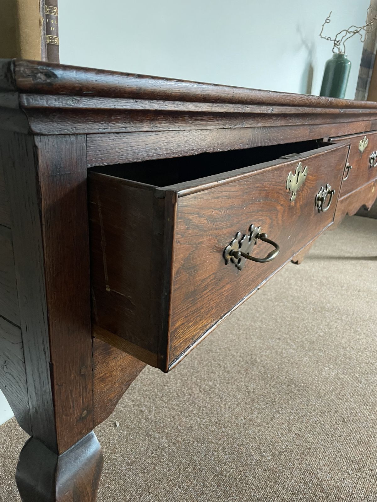 photo furniture Antique 18th Century Oak Sideboard.