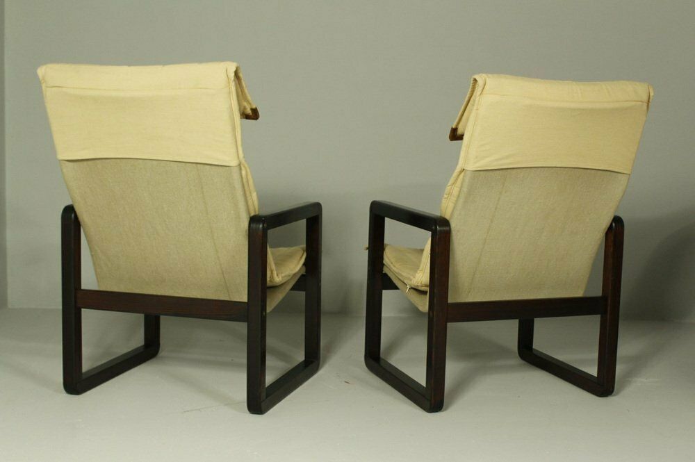 Armchairs Attributed To Knut & Marianne Hagberg For Ikea, 1980s, Set Of 2 photo for sale