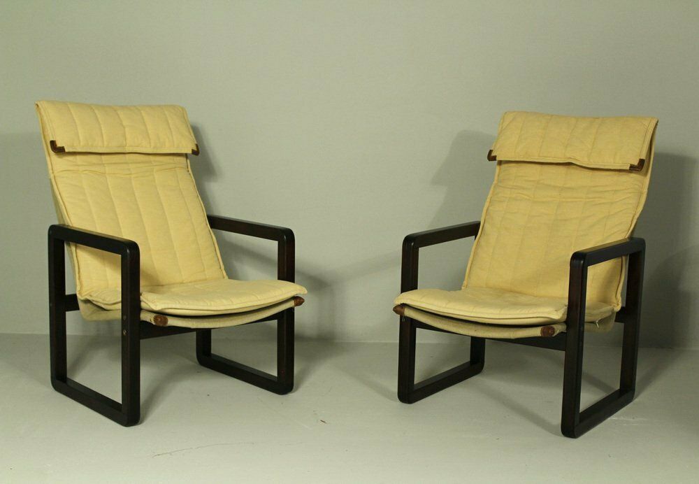 Armchairs Attributed To Knut & Marianne Hagberg For Ikea, 1980s, Set Of 2 photo vinterior