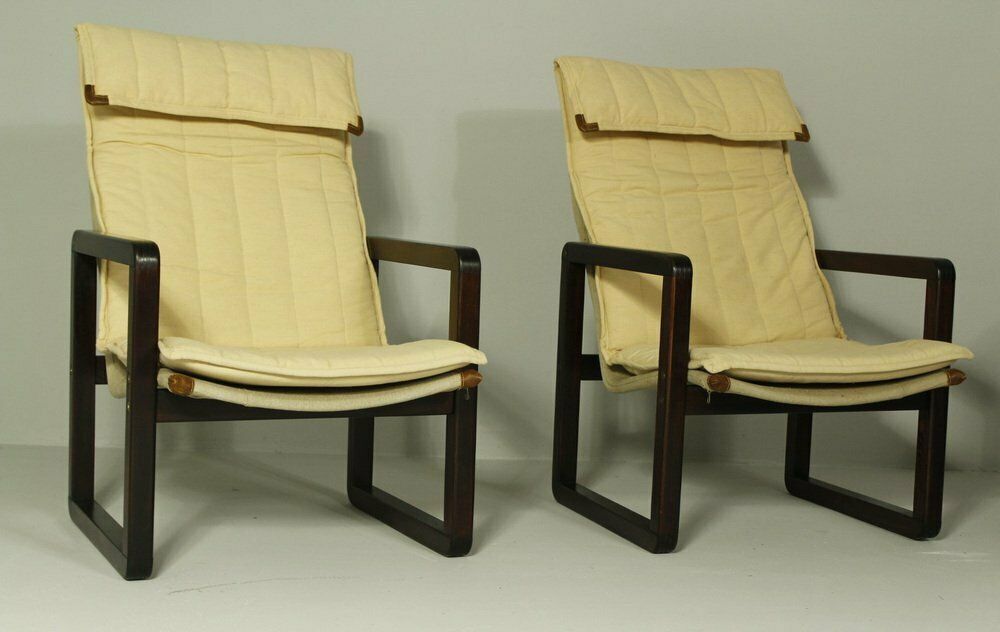 929.0 Armchairs Attributed To Knut & Marianne Hagberg For Ikea, 1980s, Set Of 2 photo