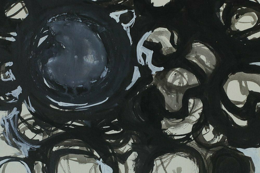 Margareta Treutiger, Vattenblom, Mixed Media On Board, 1965 photo for sale