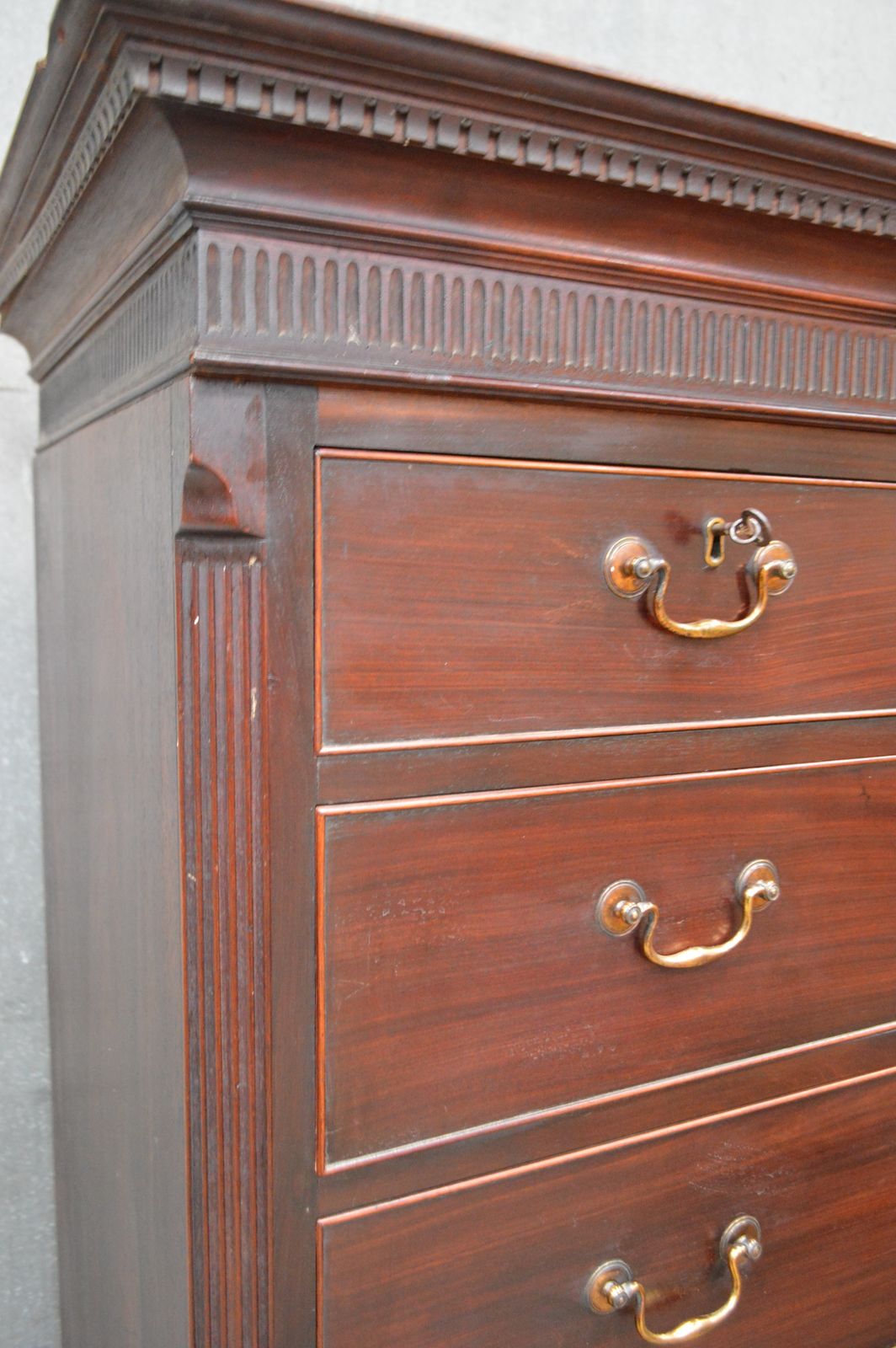 George III Mahogany Chest On Chest photo Furniture