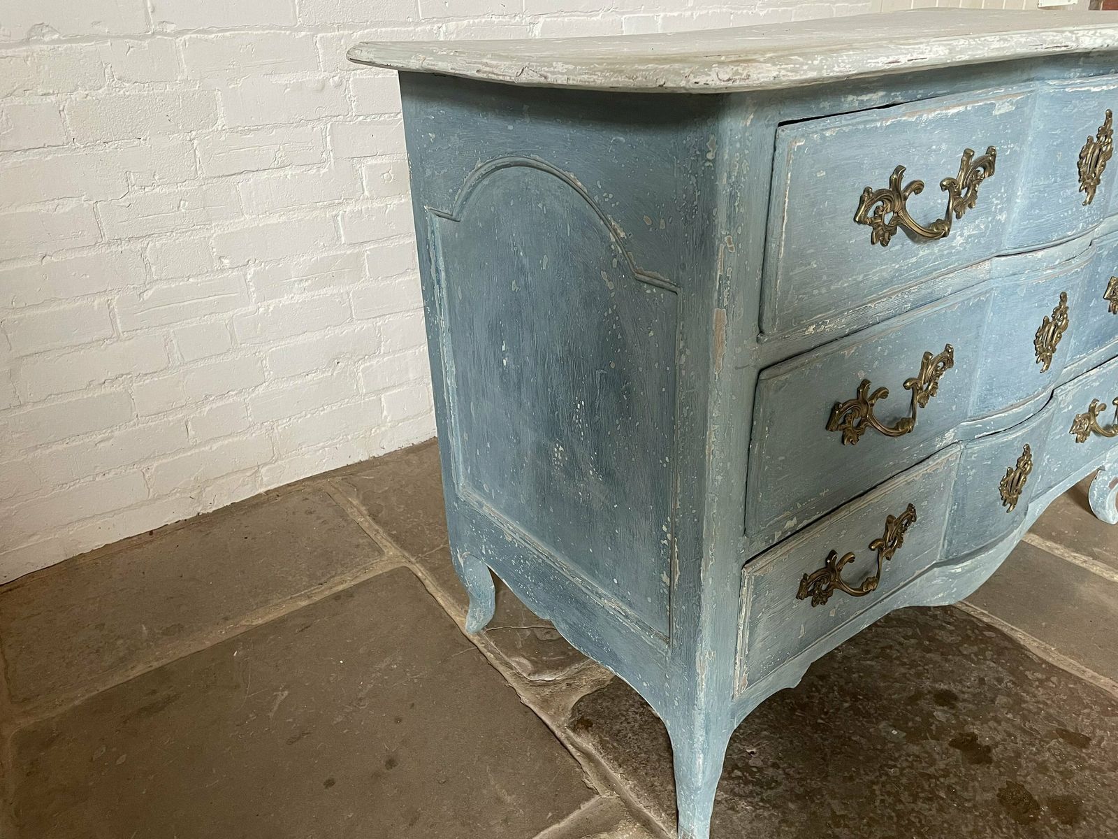 French Painted Commode, 18th Century And Earlier photo vinterior