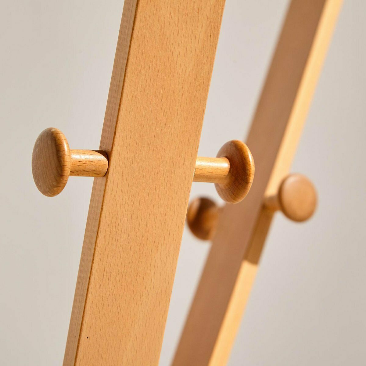 Beech Coat Stand By Søren Nissen & Ebbe Gehl For Aksel Kjersgaard, 1960s photo 365.0