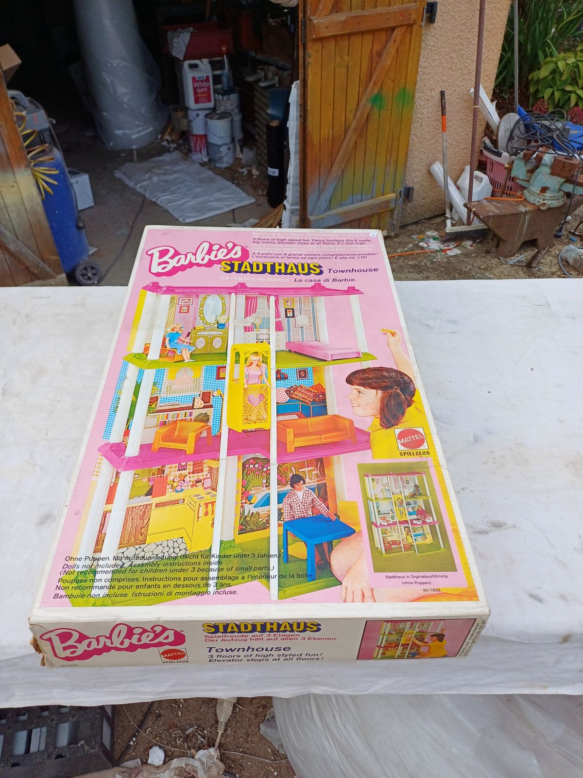 Barbie House Mattel, 1970s, Plastic