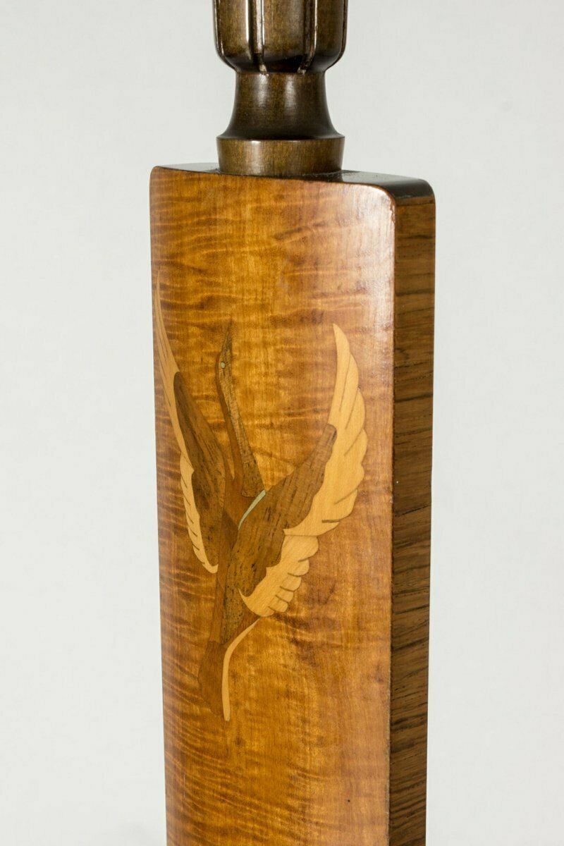 Swedish Modern Floor Lamp From Mjölby Intarsia 1930s photo 3253.0