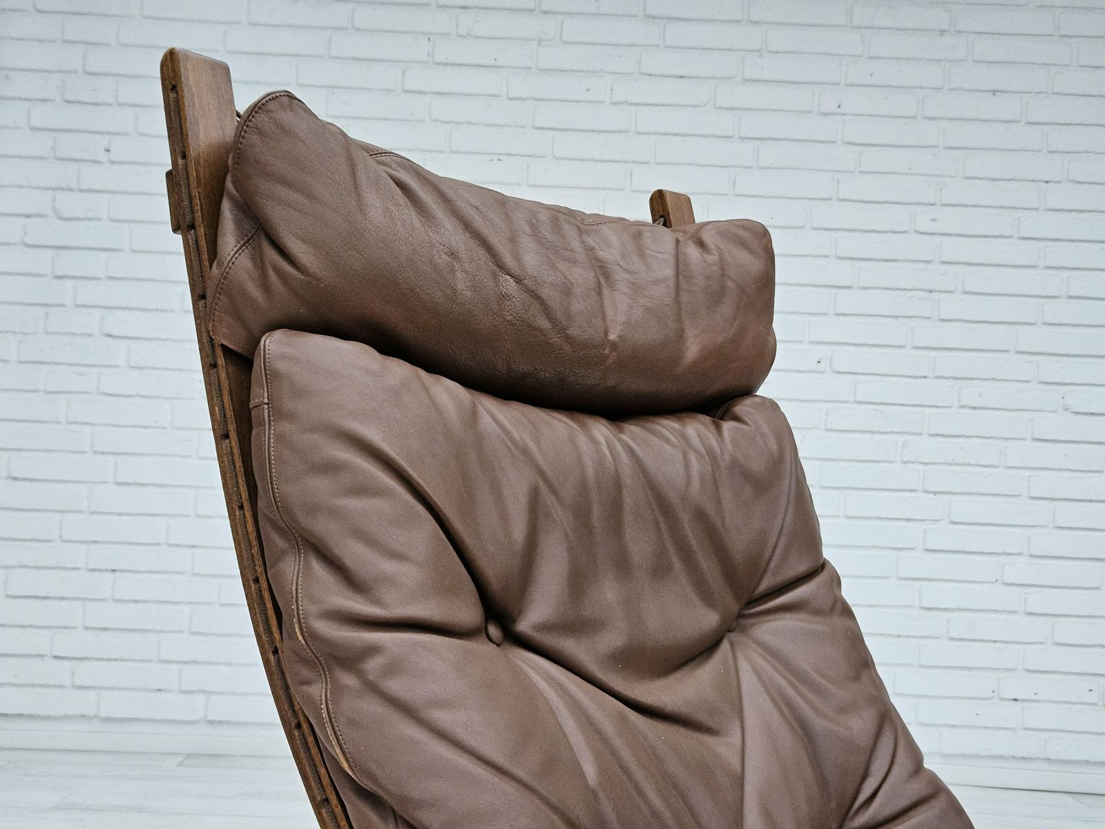 1970’s, Norwegian Design, "Siesta" Lounge Chair By Ingmar Relling, Leather, Bentwood. photo Furniture
