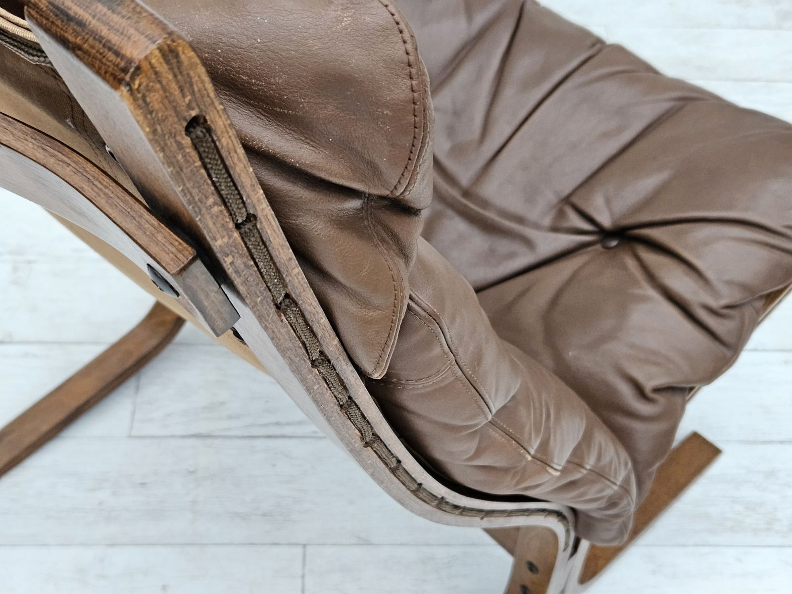 1970’s, Norwegian Design, "Siesta" Lounge Chair By Ingmar Relling, Leather, Bentwood. photo buy