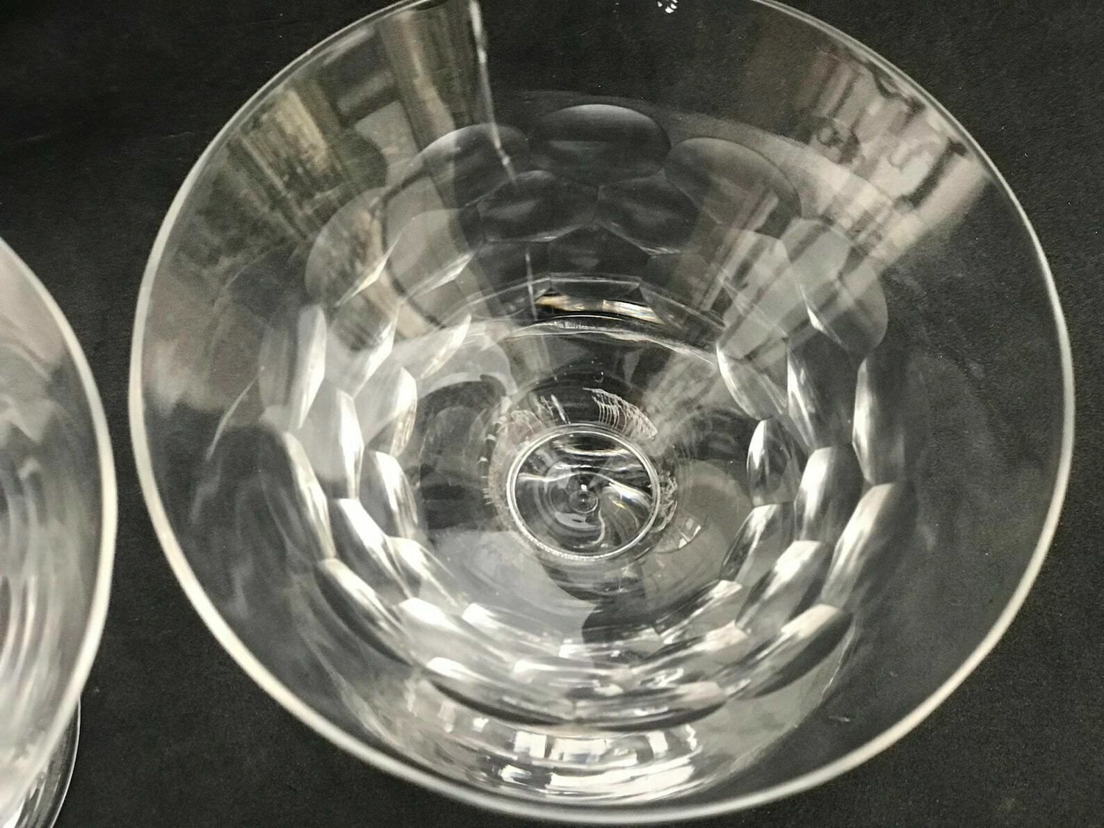 Champagneglazen Set 2 Kristal Val Saint Lambert Ecailles Cocktail Lage Sherbet Coupes Jaren 1920 Art Deco Vintage Barkar Bruiloft Decoratie Cadeau photo Woonaccessoires