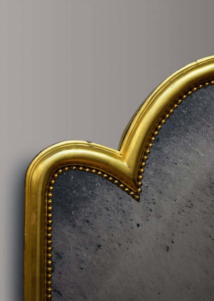 photo for sale Giltwood Gothic Mirror