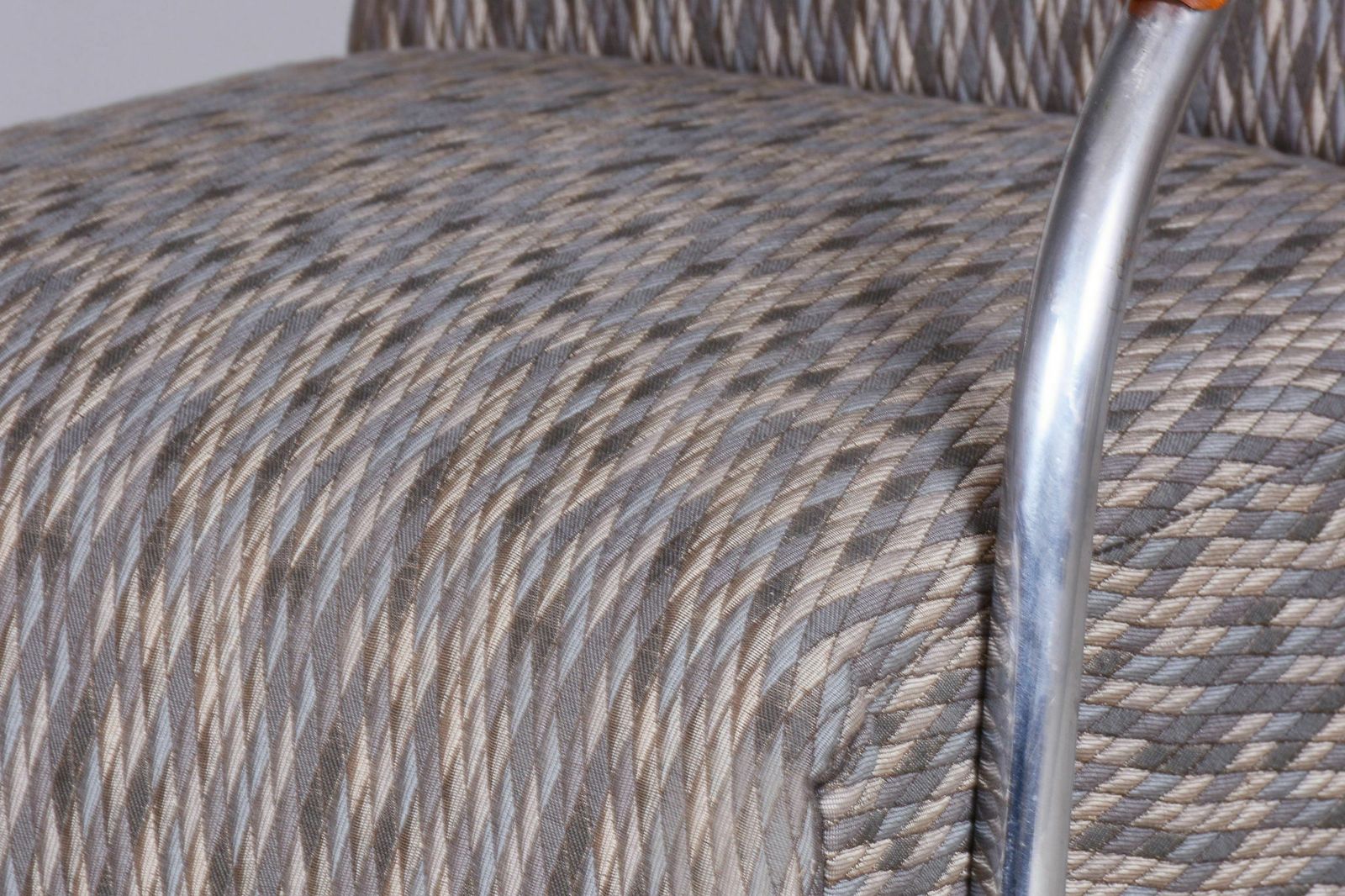 Restored Bauhaus Armchair, By Mücke Melder, Original Upholstery, Czech, 1930s photo Furniture