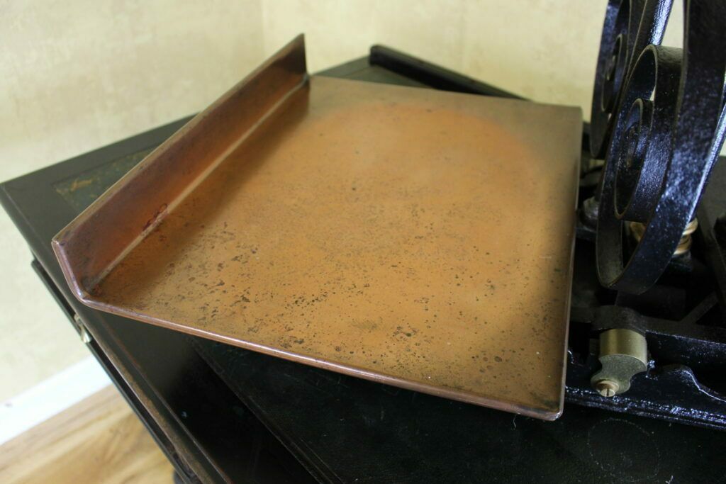 Smart Victorian Butchers Shop Counter Scales With Copper Tray By Day And Millward photo Home Decor