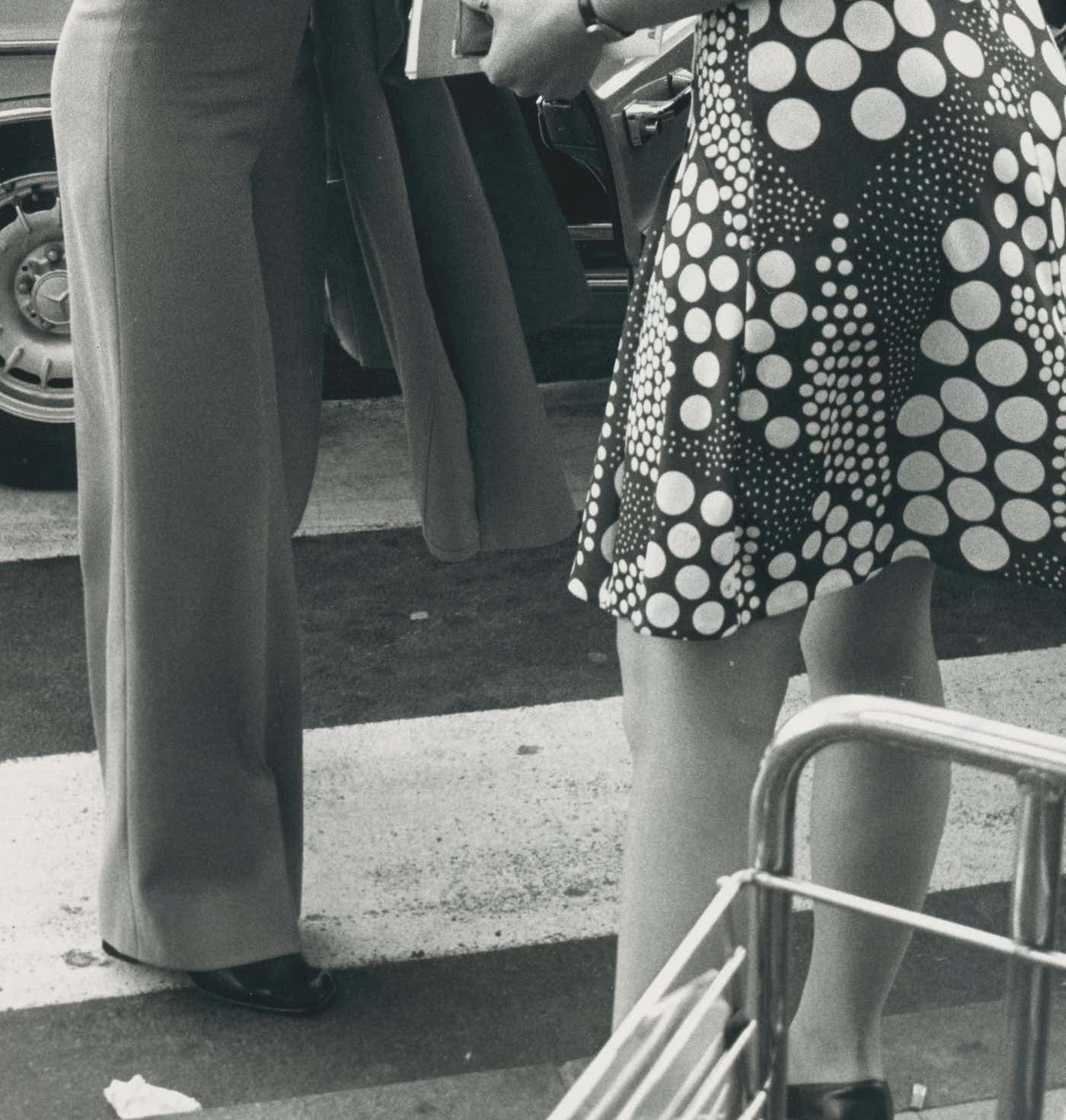 Michel Ginies Jackie Kennedy At The Airport In Paris, France, Circa 1970s photo for sale