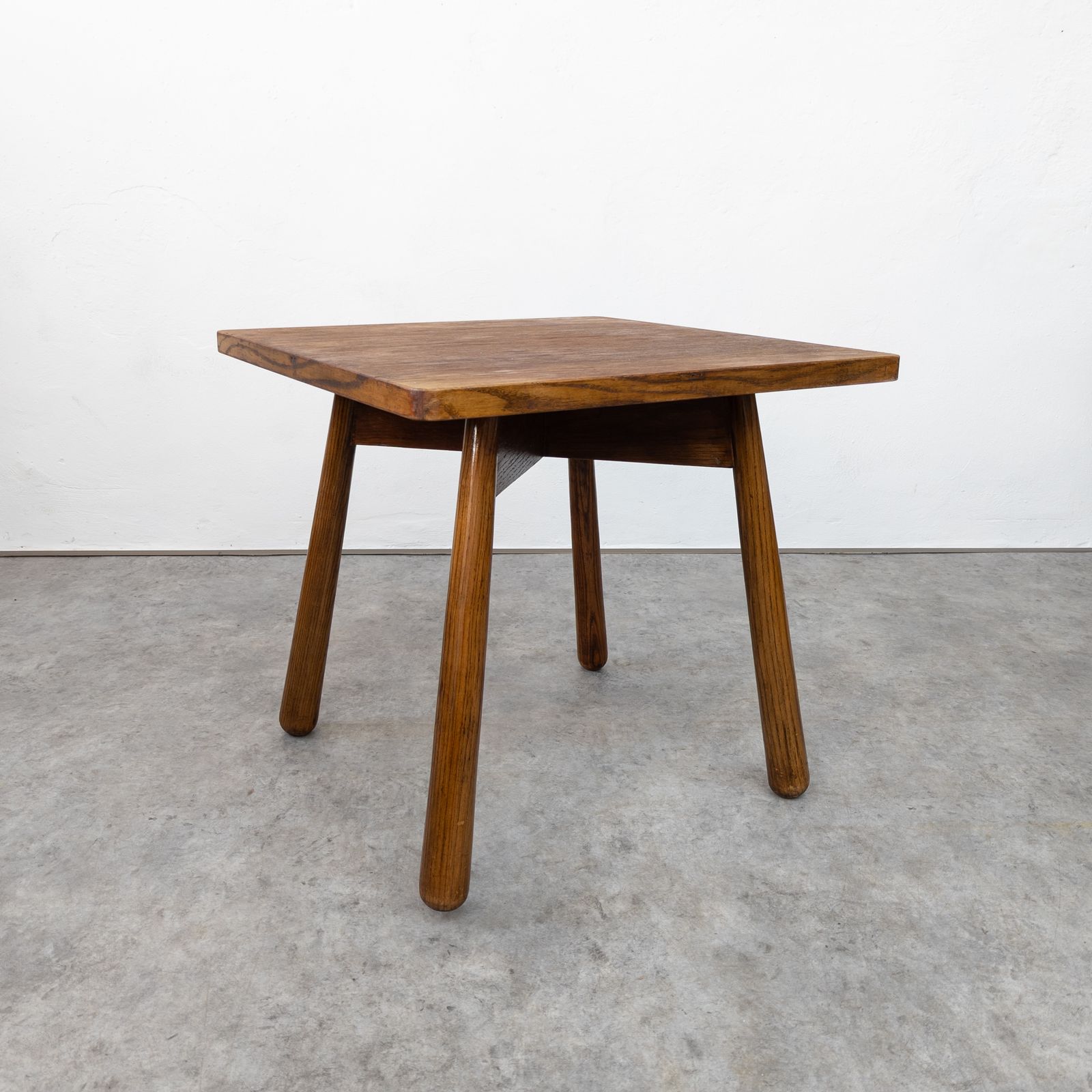 photo for sale Modernist Oak Side Table By Jan Vaněk For Krásná Jizba