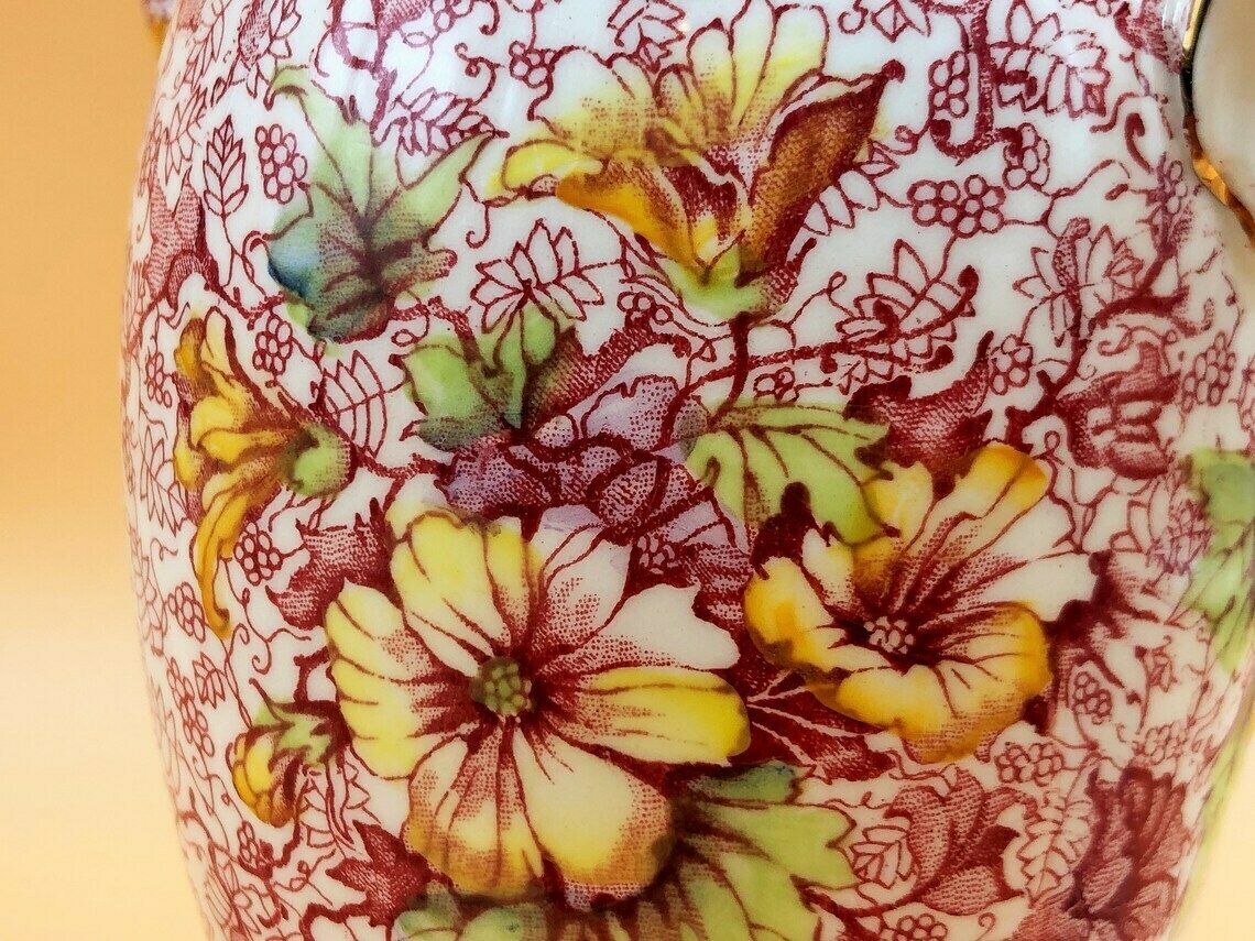 Vintage Royal Winton Dorset Chintz 1 Pint Capacity Coffee Pot photo vinterior
