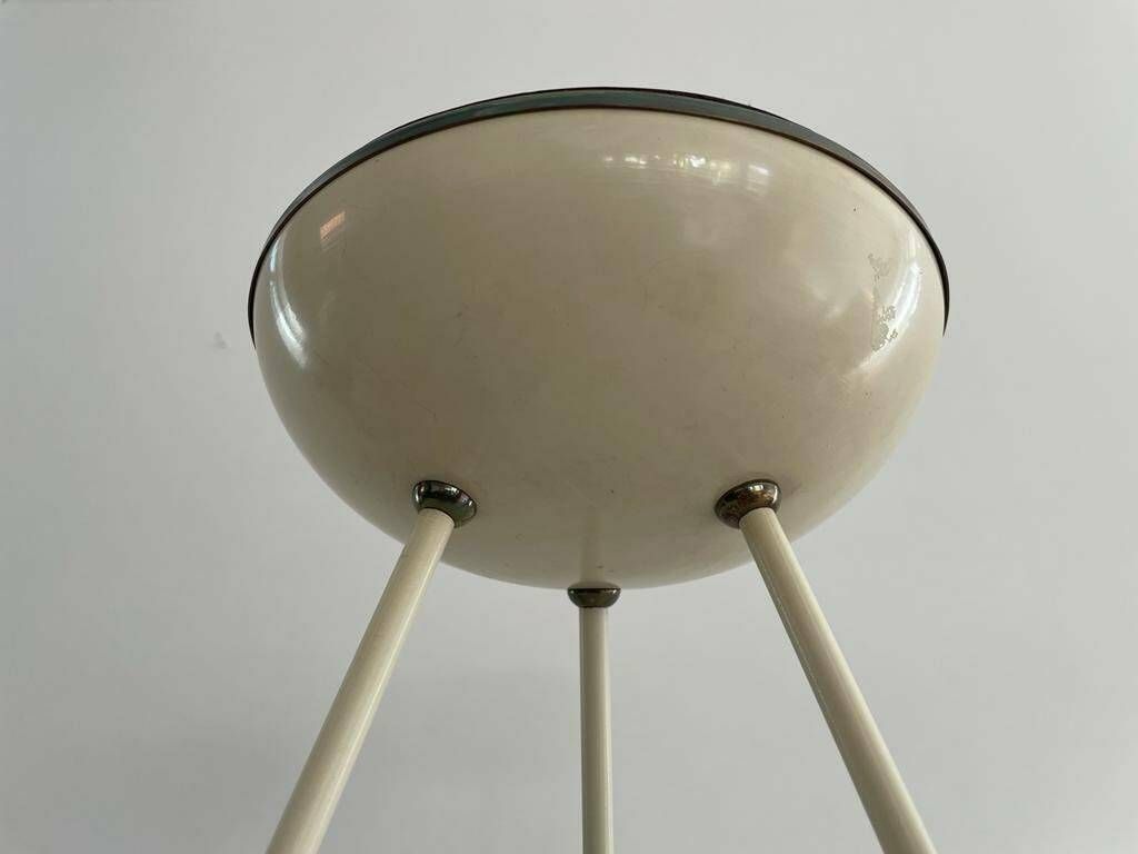 Exclusive Ufo Design Black And White Metal Italian Tripod Ashtray, 1950s, Italy photo 1243.0