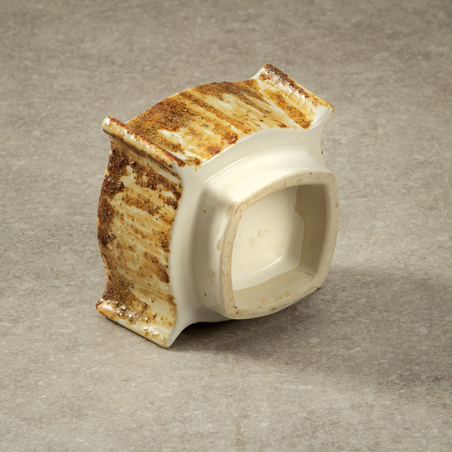 Square Ikebana Vase By Yamasan, Japan, 1960s photo 135.0