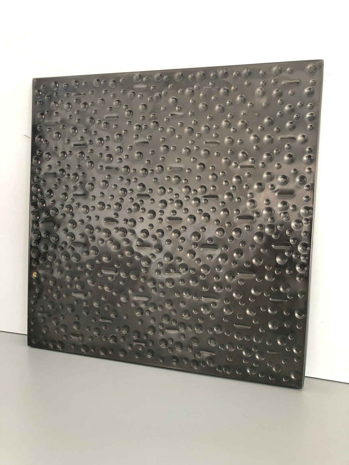 Unique Italian Hand Crafted Dark Brown Metal Atomic Style Sculptural Wall Art, 1960s, Italy photo furniture
