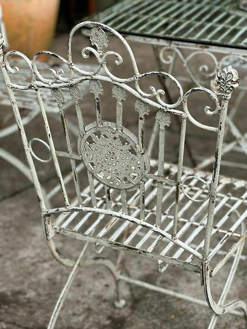 Vintage Garden Table & Chairs, 1950s photo for sale