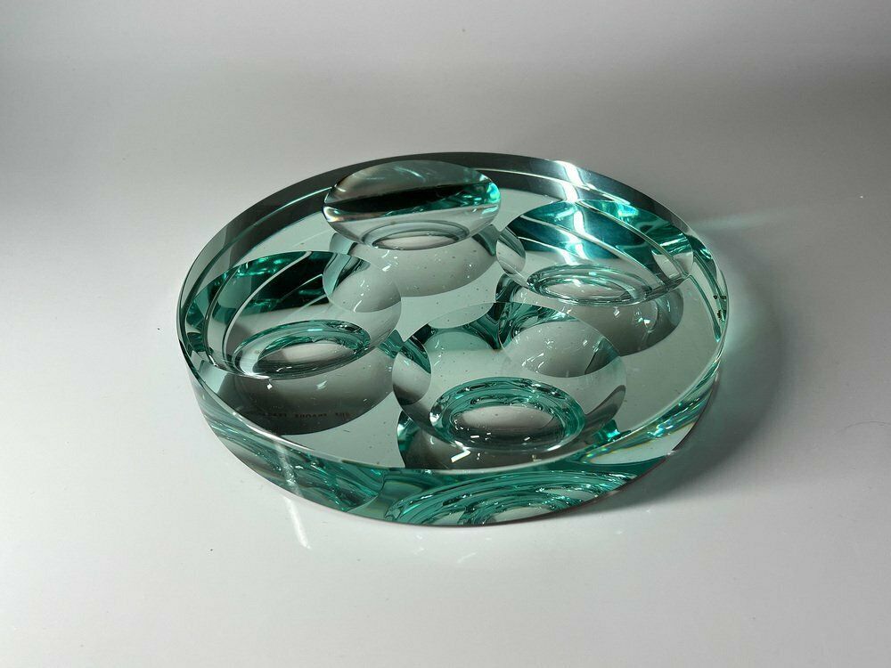 Mirrored Crystal Vide Poche By Max Ingrand For Fontana Arte, Milano photo vinterior