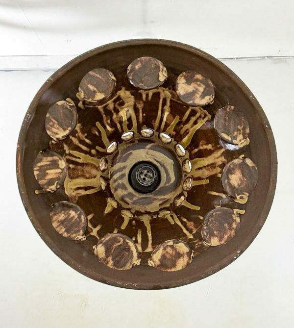 Mid Century Modern Ceramic Pendant Lamp, Scandinavian, 1960s photo 667.0