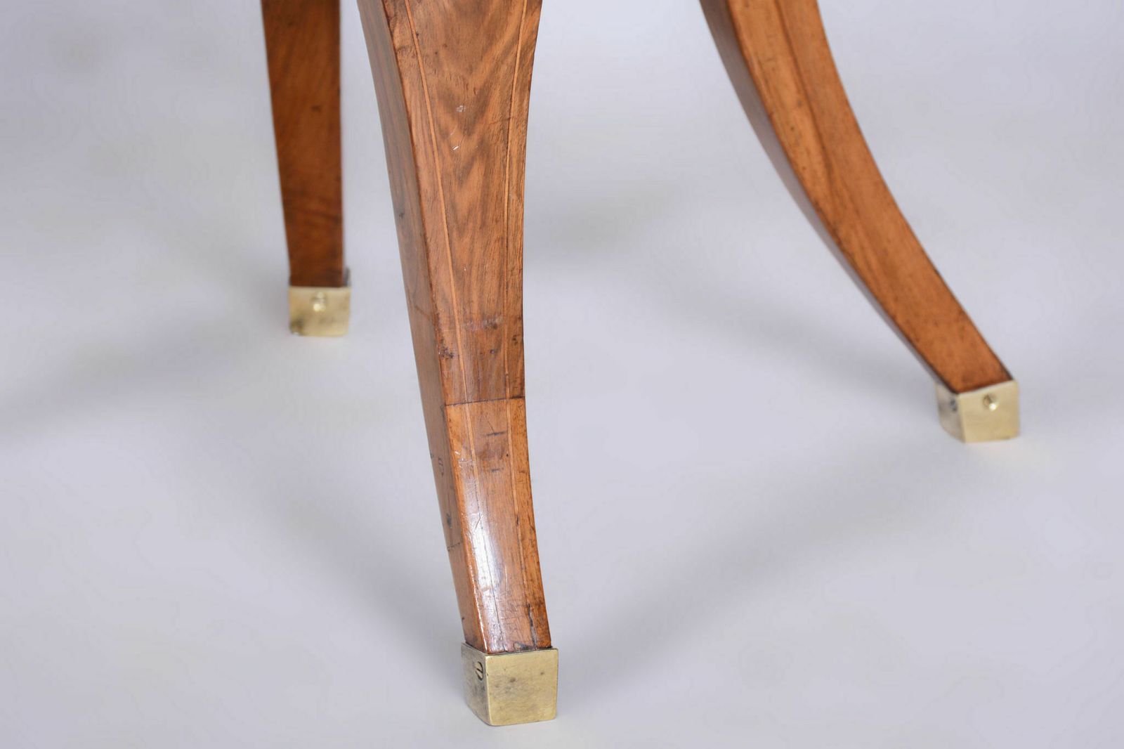 photo for sale Restored Biedermeier Walnut Armchair, Josef Danhauser, Revived Polish, New Professional Upholstery, Vienna, Austria, 1820s