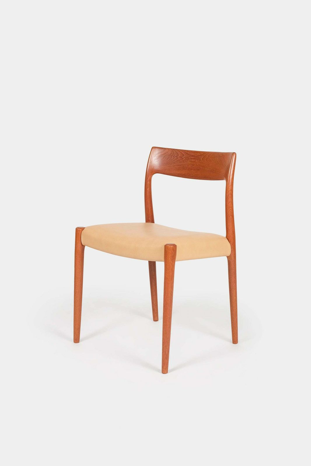 Nils Otto Moeller, 4 Chairs Model 77, Denmark, 60s photo for sale