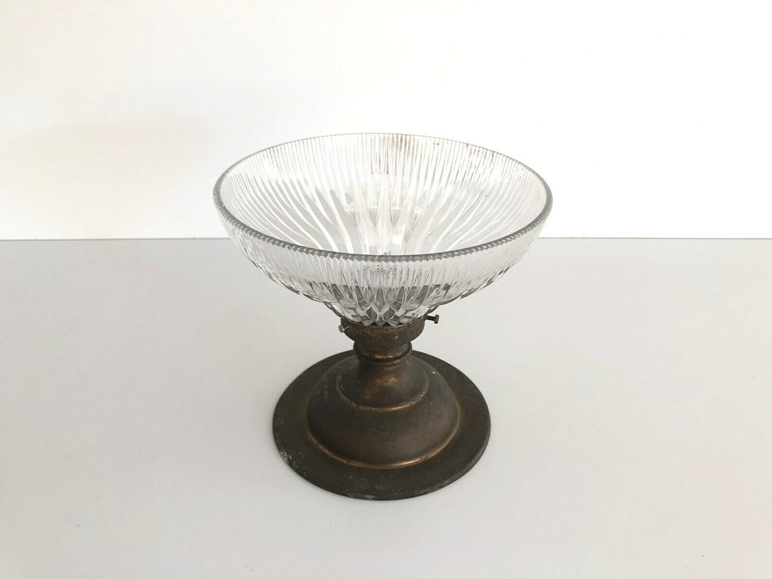 Art Deco Glass Ceiling Lamp, 1940s, Germany photo 722.0