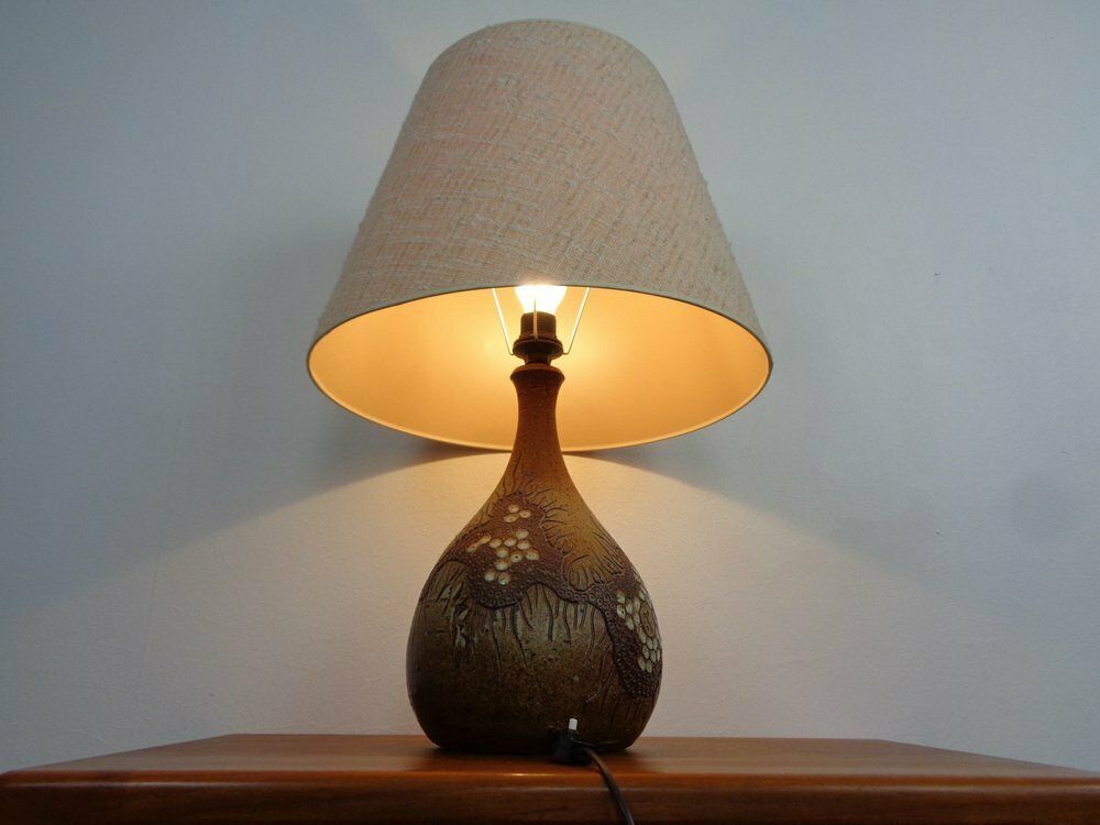 Danish Studio Ceramic Floor Lamp By Mette Løkke Stiil, 1960s photo furniture