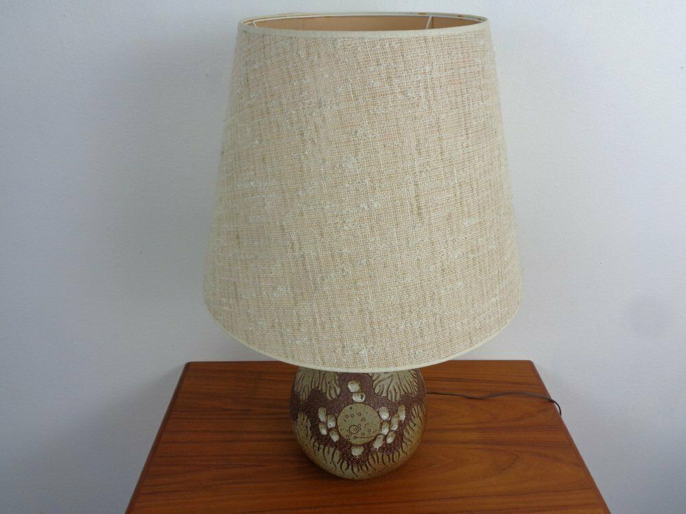 Danish Studio Ceramic Floor Lamp By Mette Løkke Stiil, 1960s photo vintage