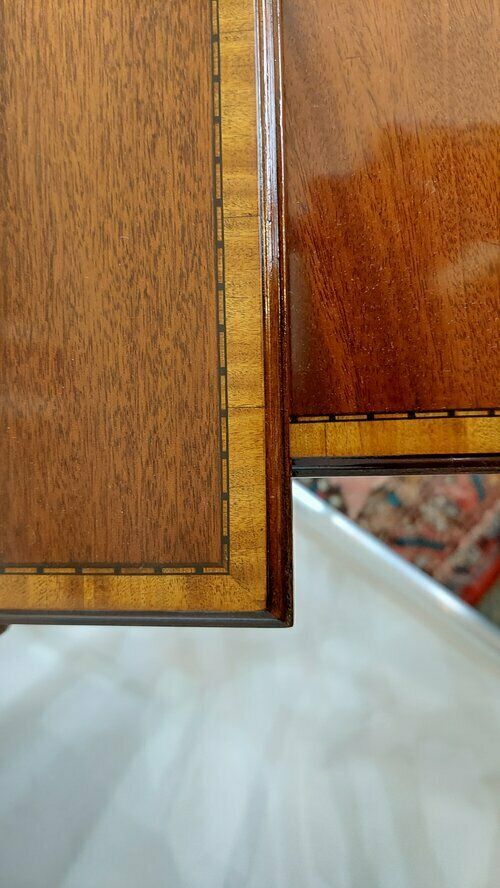 Edwardian Mahogany Nest Of Three Tables photo for sale