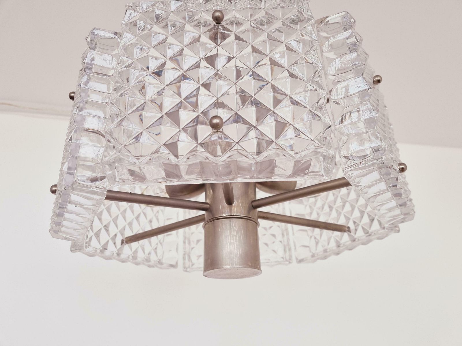 Mid Century Chandelier In Style Of Kalmar Austria 1960s photo 510.0