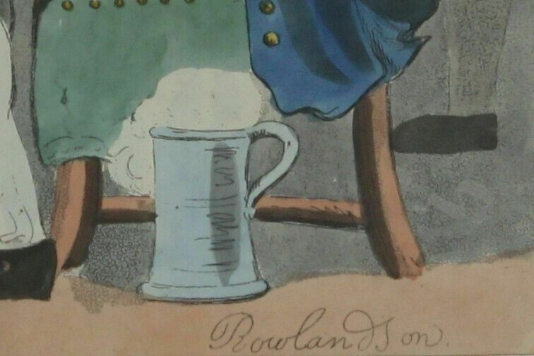 Coloured Aquatint By Rowlandson "A Musical Doctor And His Scholars" photo for sale