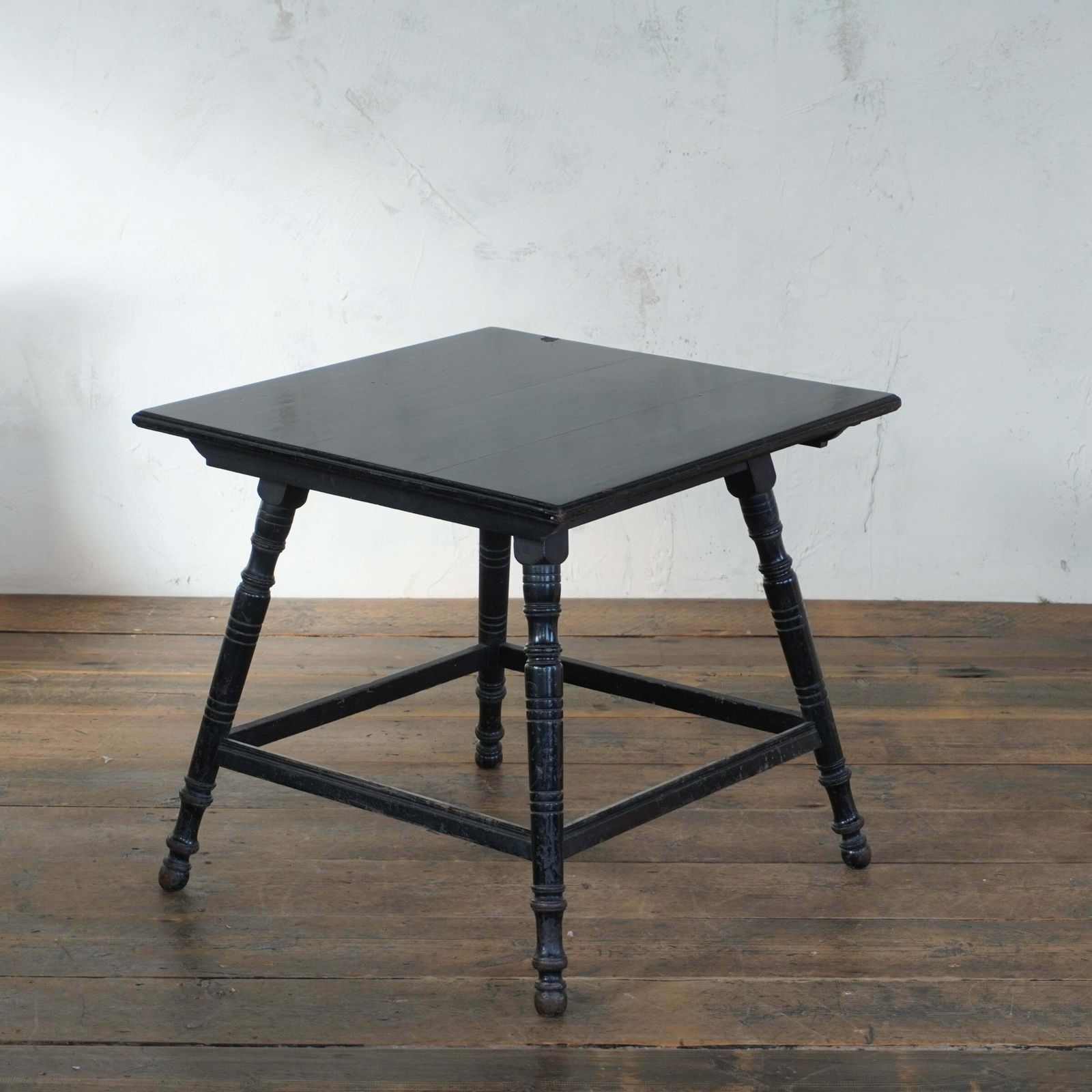 Ebonised Side Table By Hindley And Sons.