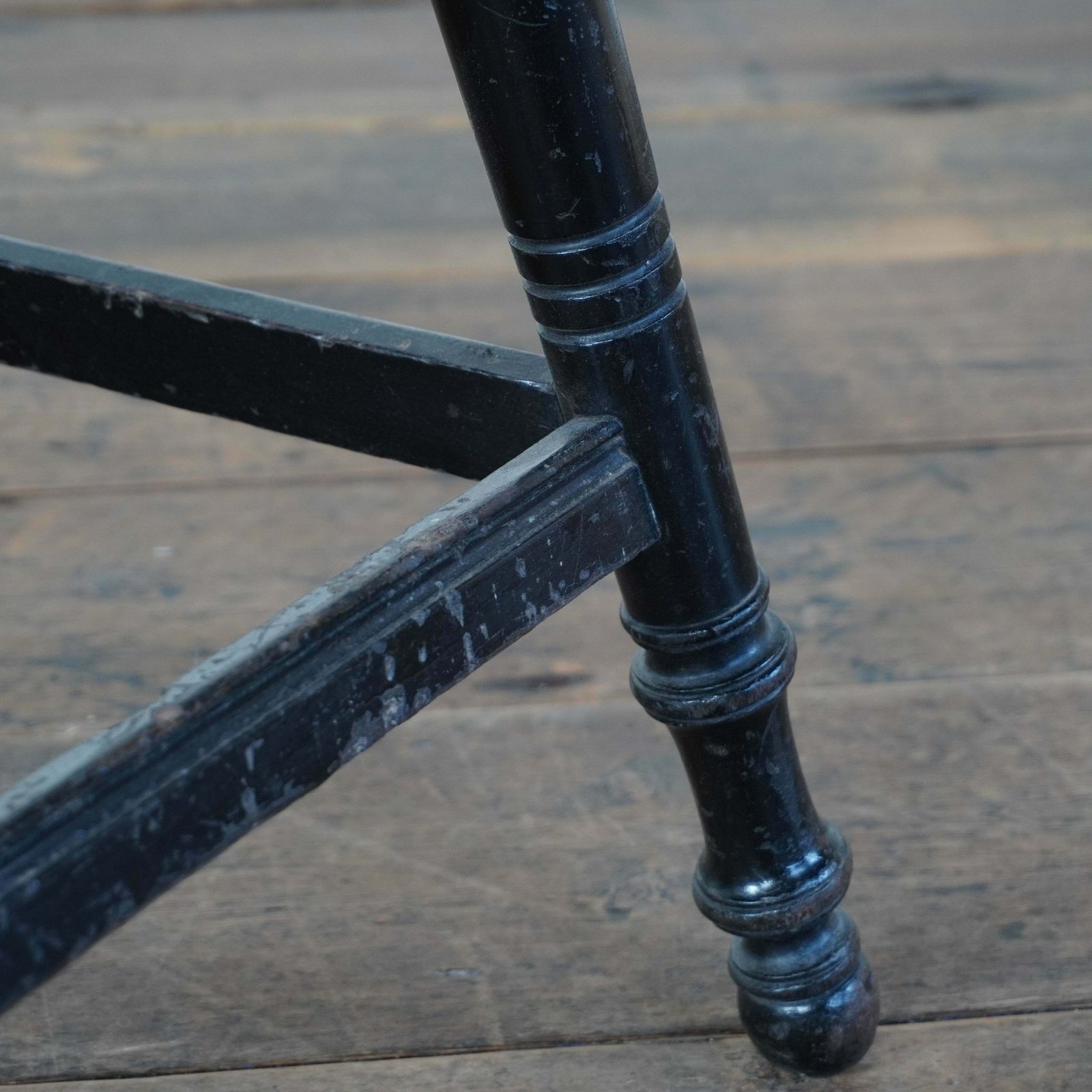 Ebonised Side Table By Hindley And Sons. photo vinterior