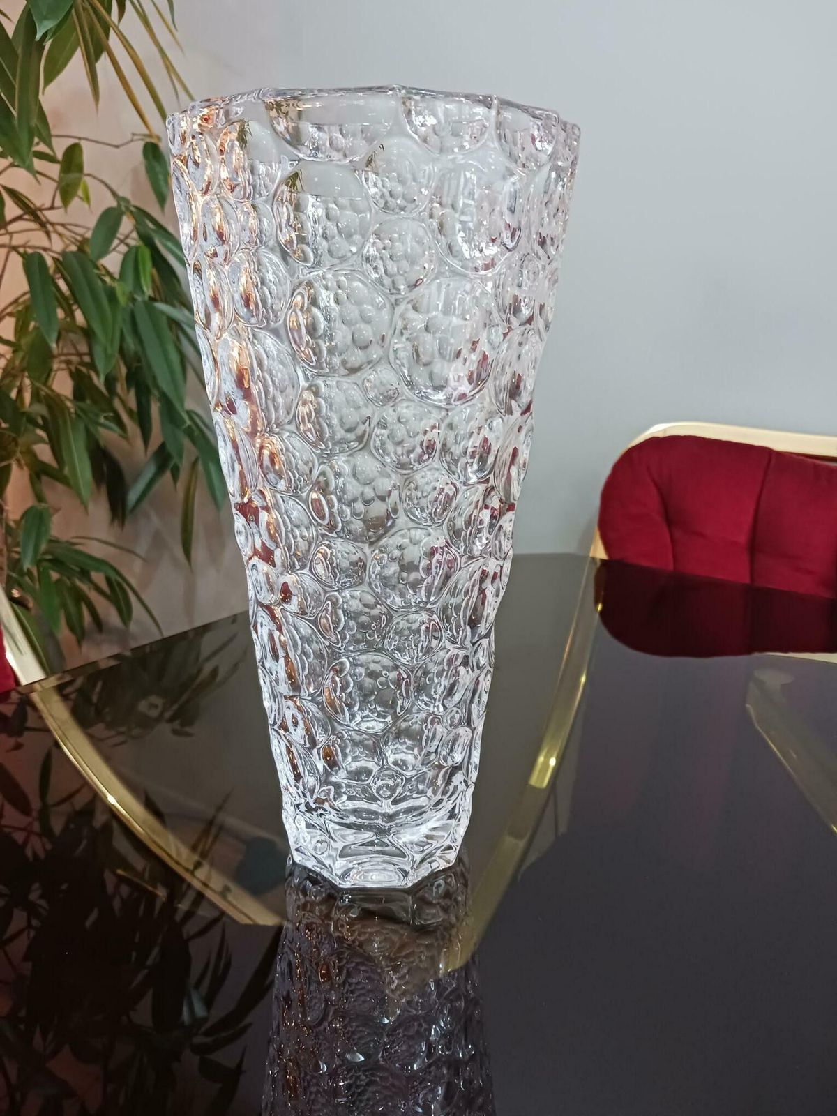 Bohemia Jihlava Lisboa  Czech Crystal Vase photo furniture