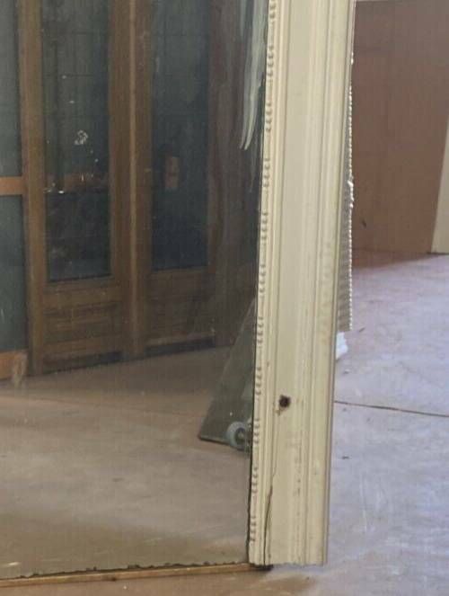Louis XVI Style Mirror In Wood And Patinated Stucco 20th Century photo 768.1307625000001