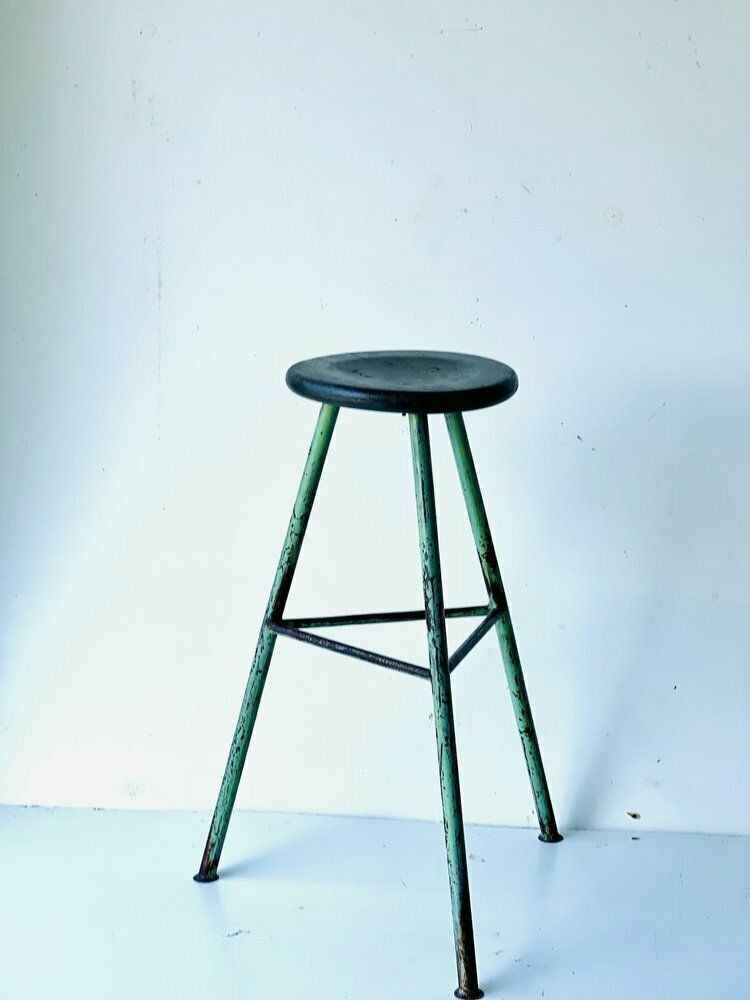 Vintage Industriële Kruk, Jaren 1960 photo furniture