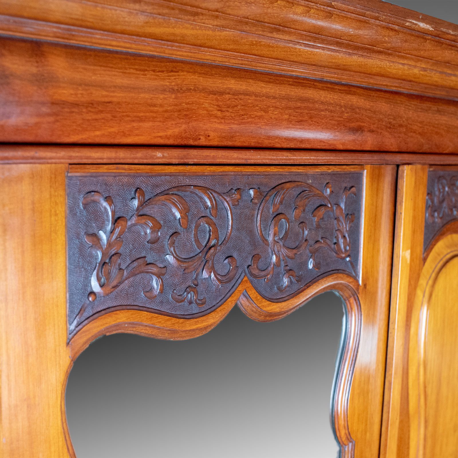Antique Wardrobe, English, Walnut, Compactum, R James Gloucester, Circa 1900 photo buy
