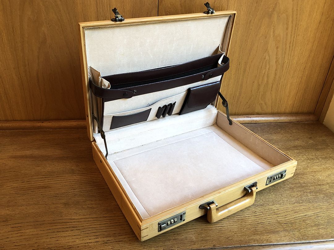 Bamboo Attaché Case. 2003., 2000s photo furniture