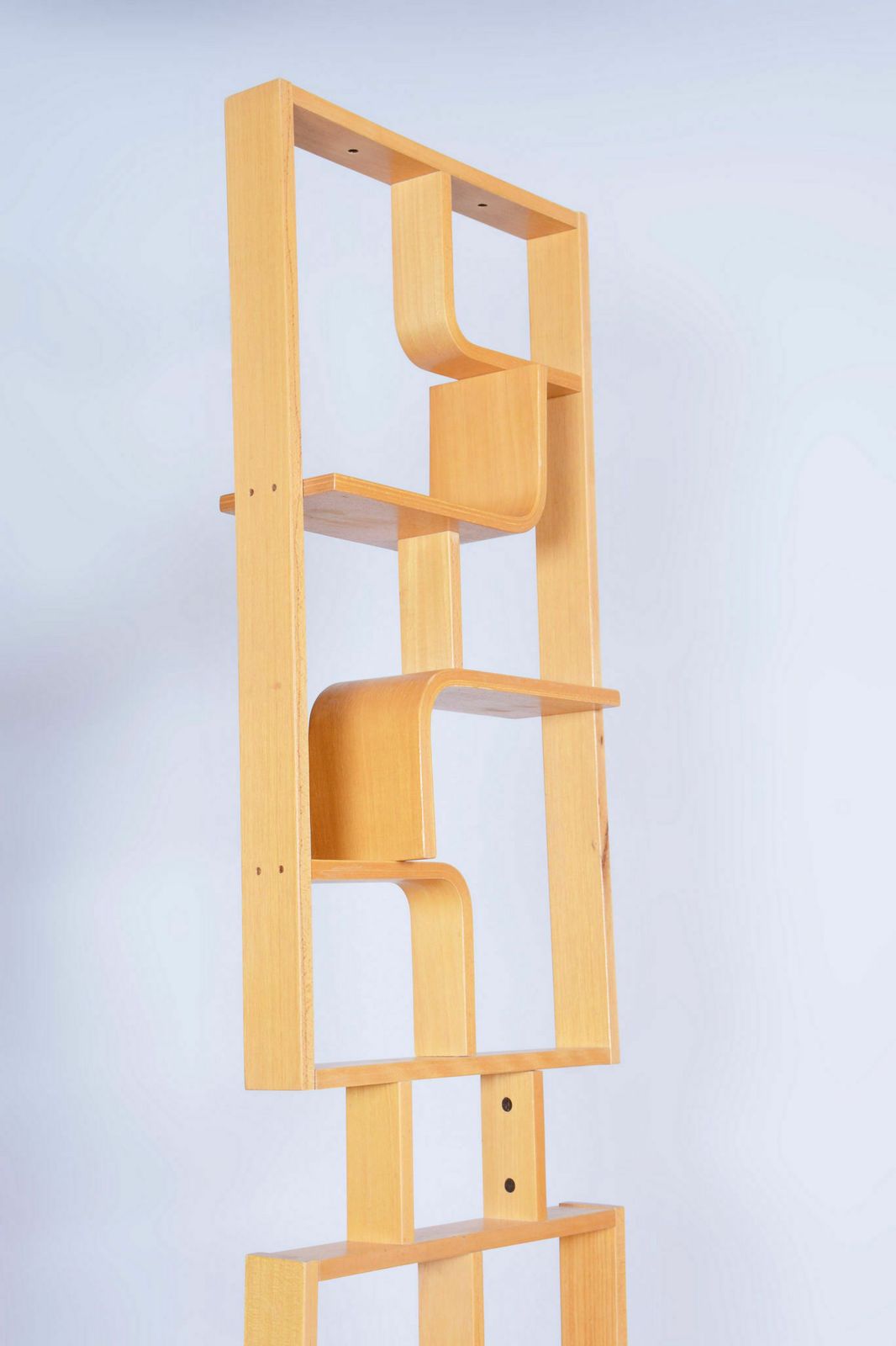 Restored Midcentury Pair Of Dividers, Maple, Ludvik Volak, Revived Polish, Czechia, 1960s photo Home Decor