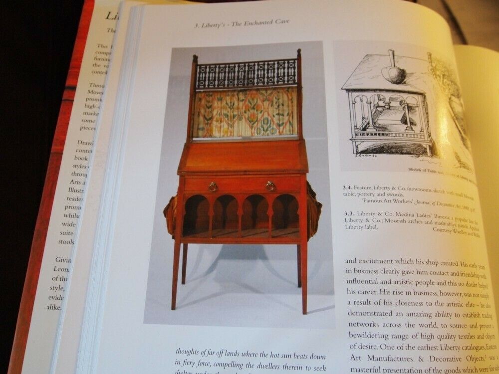 Liberty And Co. Moorish Medina Bureau Secretaire photo vintage