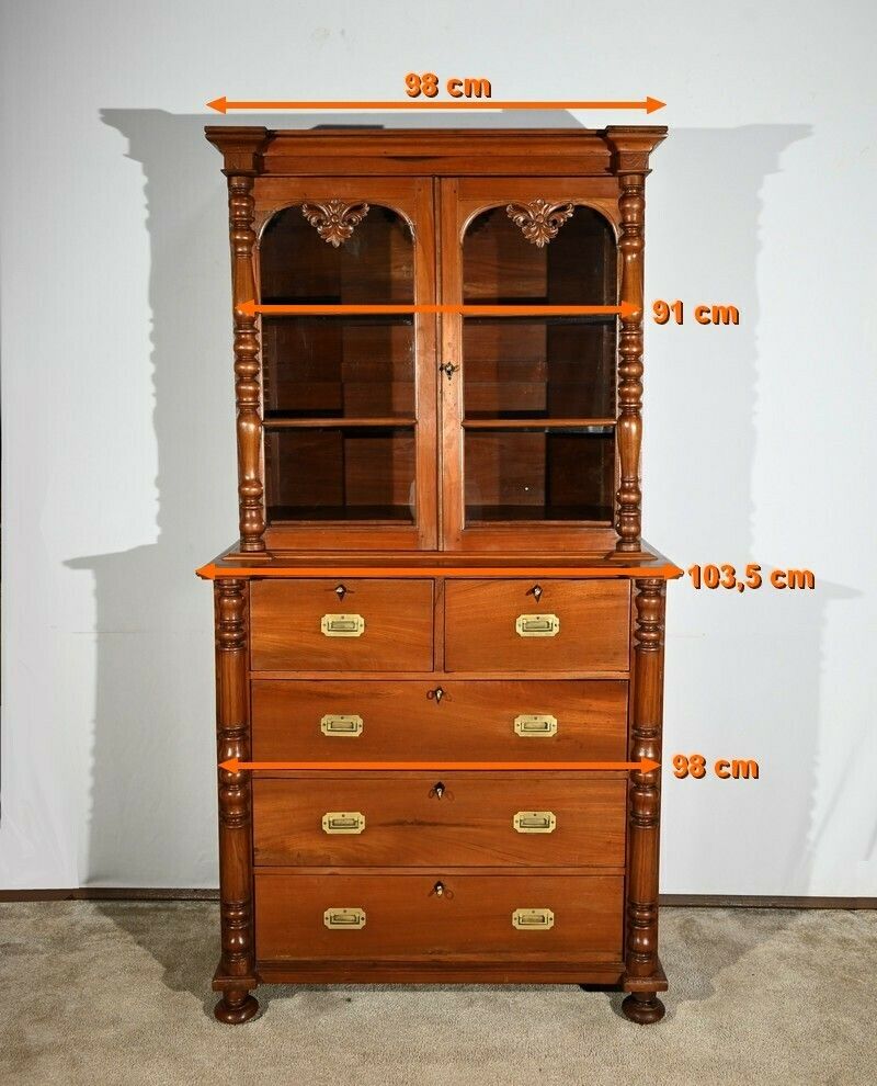 Teak Showcase Commode – Late 19th Century photo furniture