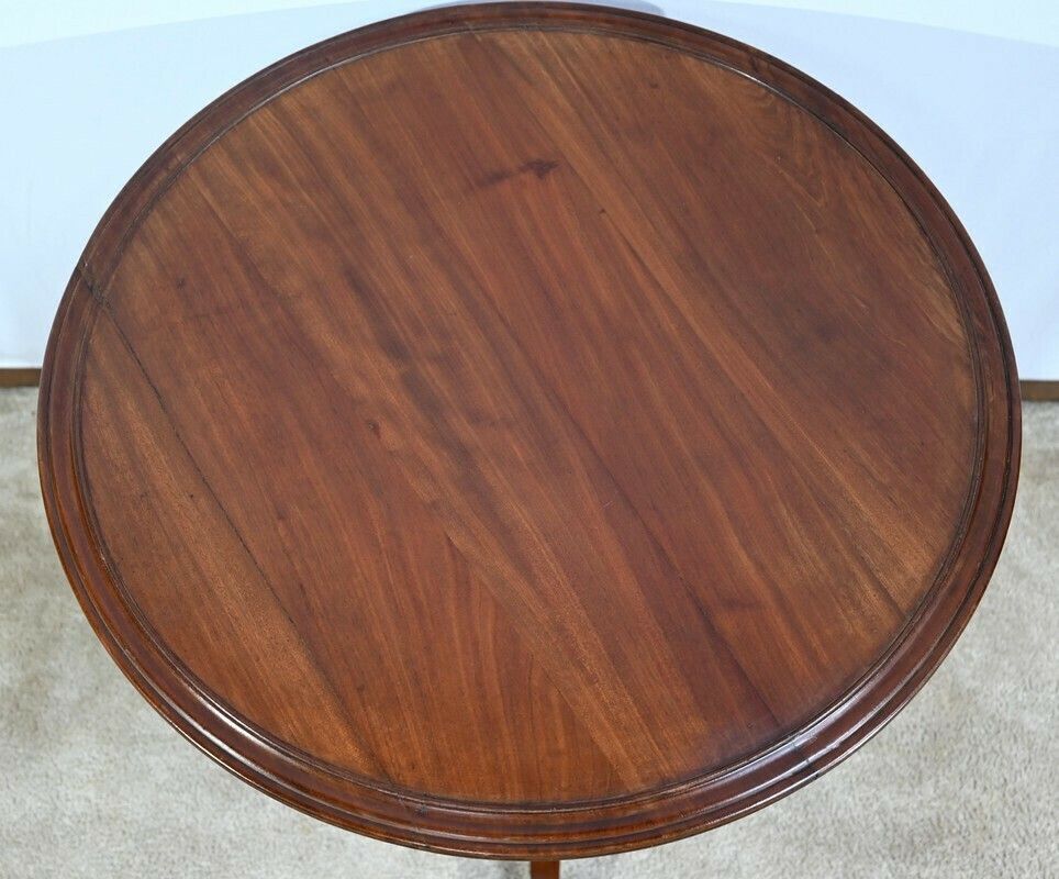 Small Cuban Mahogany Pedestal Table, Restoration Period – Early 19th Century photo 1720.2661287